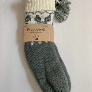 Bearpaw Sherpa Lined Slipper Socks